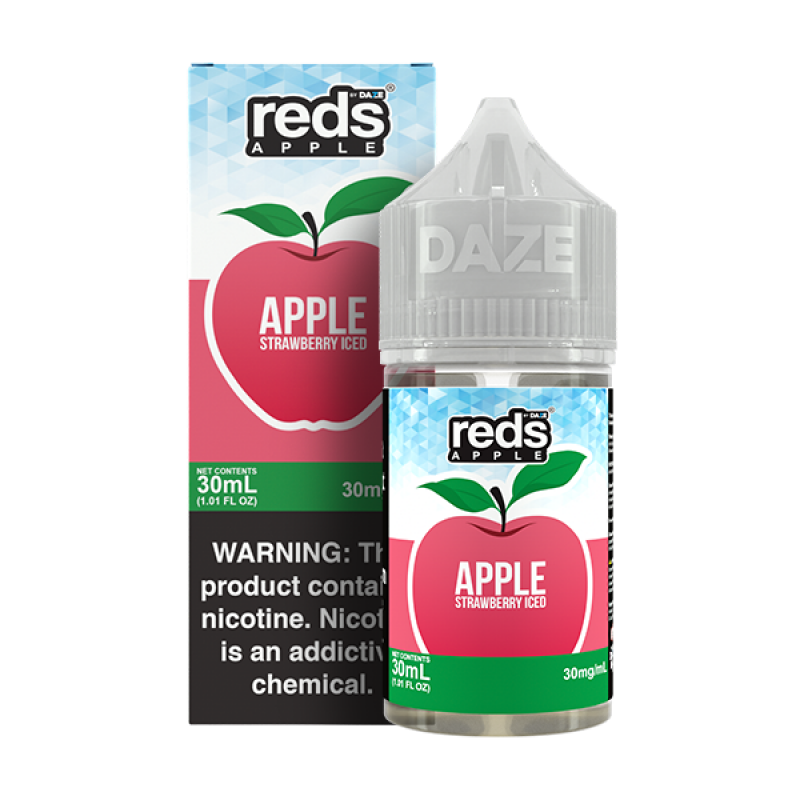 Reds Apple Salt Apple Strawberry Iced 30mL, 7daze, daze, fusion